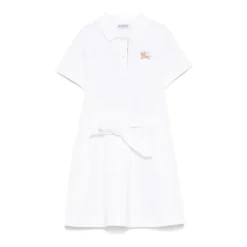 Kjoler & Nederdele^Burberry Pige Jersey Kjole Hvid