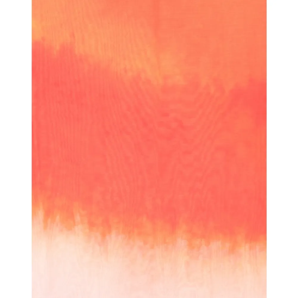 Tørklæder<Alexander McQueen Pink Silketørklæde med Kontrastkant og Gradienteffekt Orange