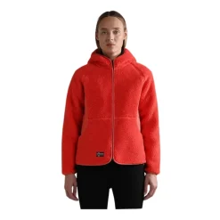 Fleece^Napapijri Yupik Fleece Hoodie med Lynlås Pink