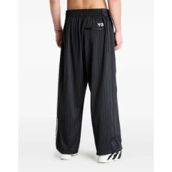 Bukser^Y-3 Pinstripe Drawstring Track Pants Sort