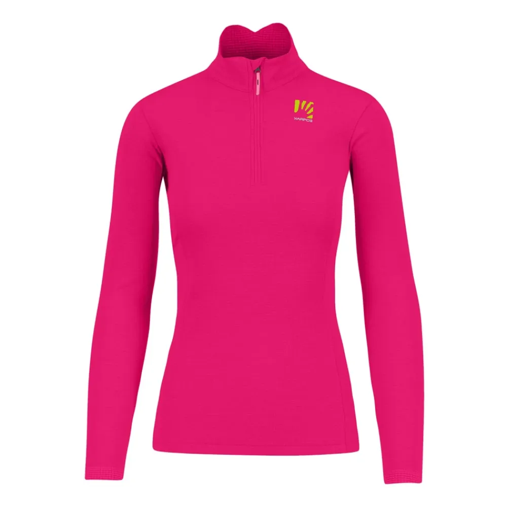 T-Shirts & Toppe|Træningstrøjer^Karpos Pizzocco Half Zip Pink