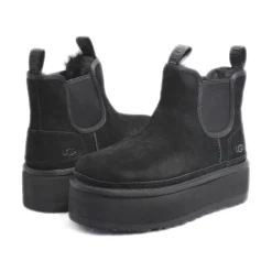 Støvler|Chelsea Boots<UGG Platform Chelsea Sort