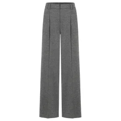 Bukser<Cambio Pleated Amelie Pants Grå
