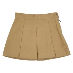 Kjoler & Nederdele^Moncler Pleated Cotton Gabardine Skirt Beige