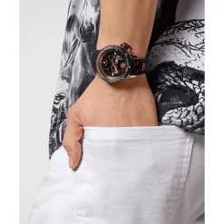 Ure<Philipp Plein Plein Rich 46mm Ur Sort