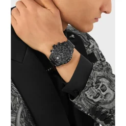 Ure<Philipp Plein Pleinmeter Chronograph Sort