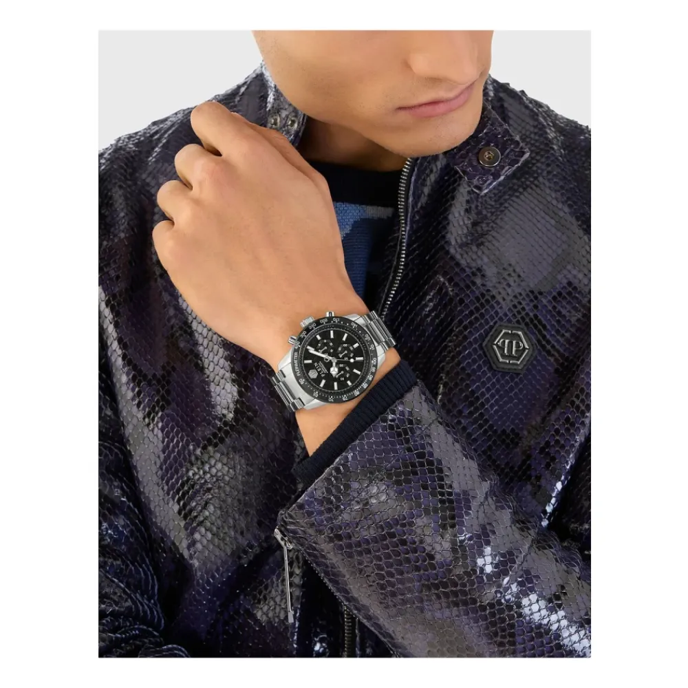 Ure^Philipp Plein Pleinmeter Chronograph PWPYA0424 Grå