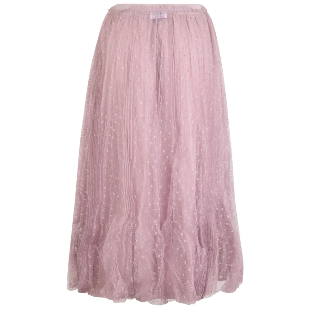 Nederdele^RED Valentino Plisseret midi-nederdel Pink