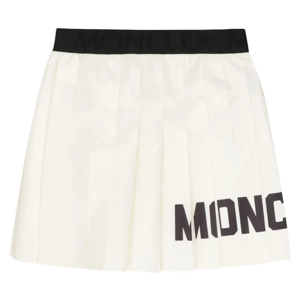 Kjoler & Nederdele^Moncler Plisseret nederdel Hvid