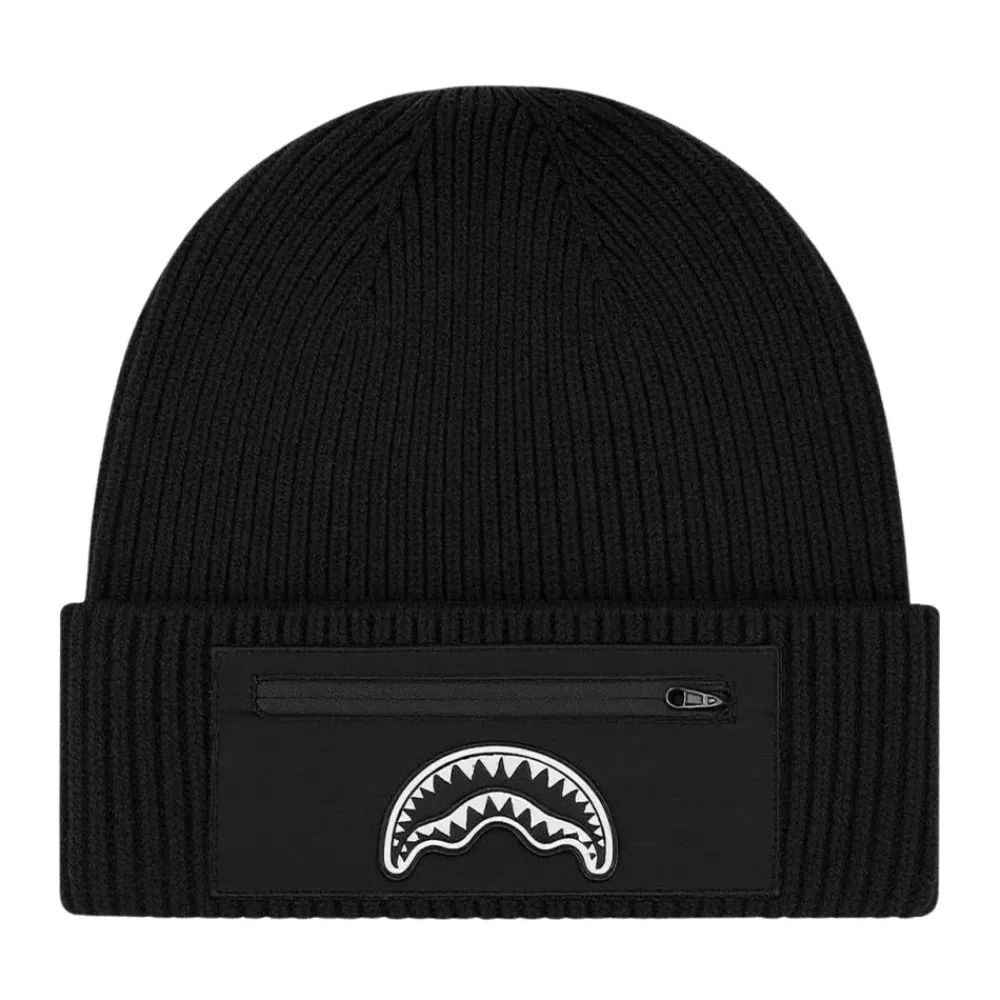 Huer, Kasketter & Hatte^SPRAYGROUND Pocket Beanie Sort