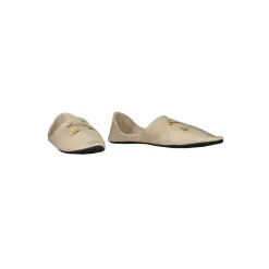 Hjemmesko^Off White Pointy Toe Slippers Beige