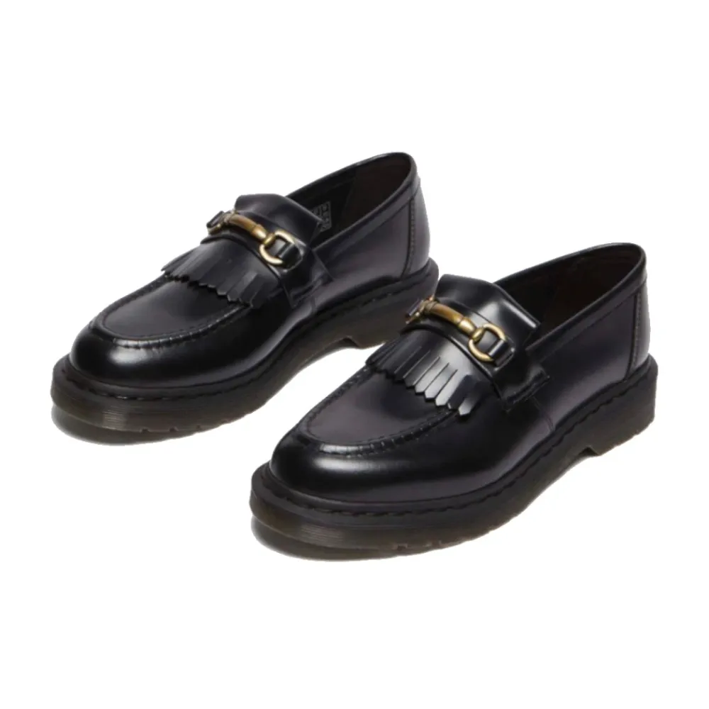 Loafers<Dr. Martens Polerede, glatte snaffle loafers Sort