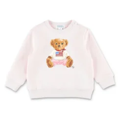Bodystocking & Sæt^Polo Ralph Lauren Polo Bear Fleece Sweatshirt & Pant Set Pink