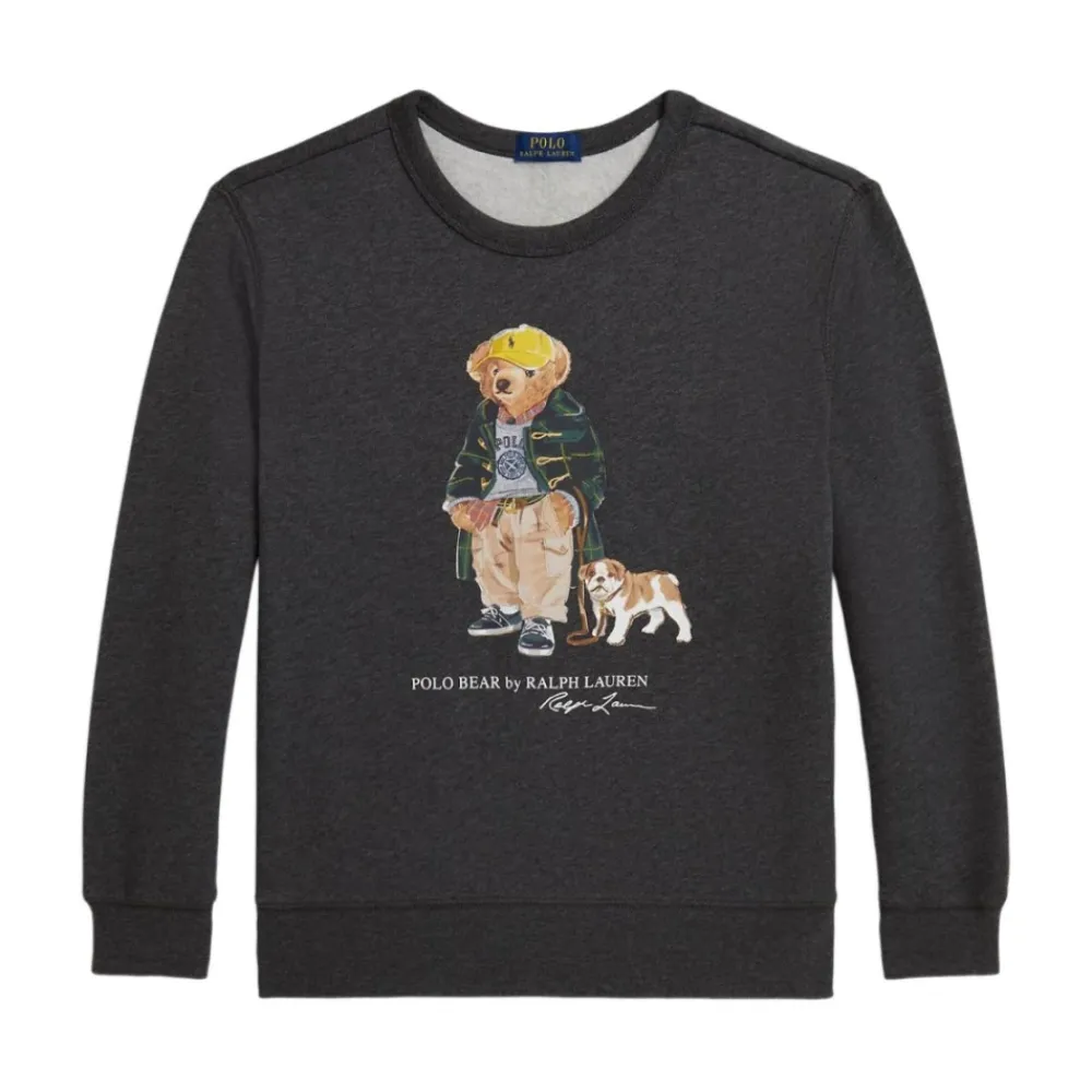 Sweatshirts<Ralph Lauren Polo Bear Sweatshirt Grå