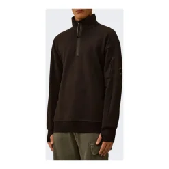 Sweatshirts^C.P. Company Polo Krave Sweatshirts til Mænd Sort