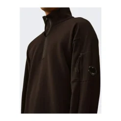 Sweatshirts^C.P. Company Polo Krave Sweatshirts til Mænd Sort