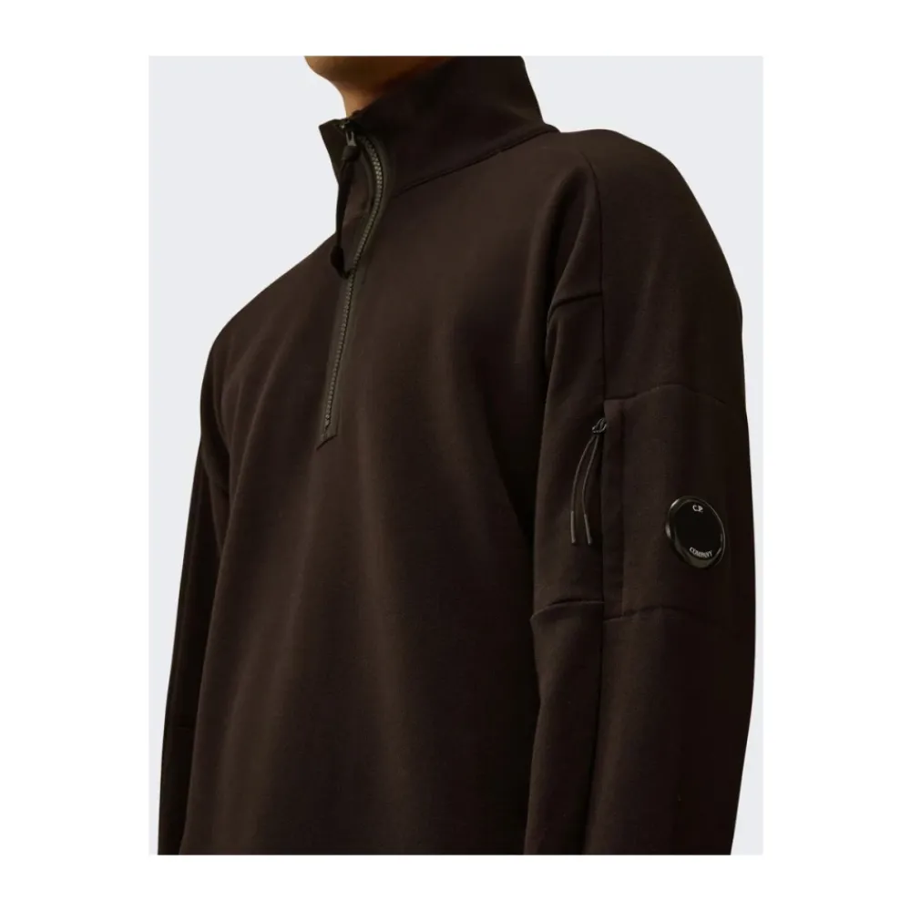 Sweatshirts^C.P. Company Polo Krave Sweatshirts til Mænd Sort
