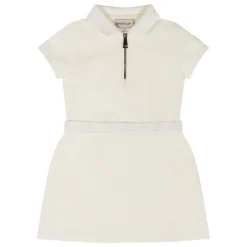 Kjoler & Nederdele^Moncler Polo Shirt Mini Kjole Hvid