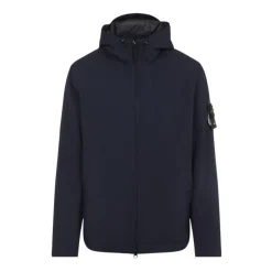 Skaljakker^Stone Island Polstret jakke med vandtæt og vindtæt membran Blå