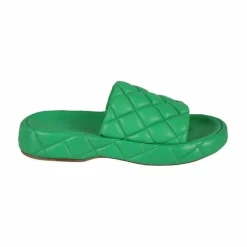 Sandaler<Bottega Veneta Polstret Lam Sandal Grøn