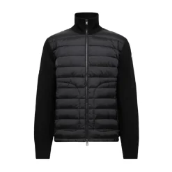 Jakker^Moncler Polstret lynlås cardigan Sort