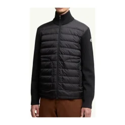 Jakker^Moncler Polstret lynlås cardigan Sort