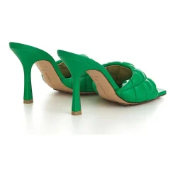Stiletter^Bottega Veneta Polstret Sandal Grøn