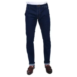Jeans<Hand Picked Polyester Jeans Uniform Vasket Amerika Lomme Blå
