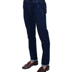 Jeans<Hand Picked Polyester Jeans Uniform Vasket Amerika Lomme Blå