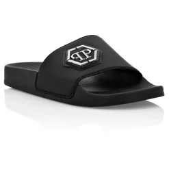 Sandaler<Philipp Plein Pool Slide Hexagon Sort