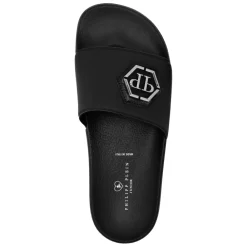 Sandaler<Philipp Plein Pool Slide Hexagon Sort