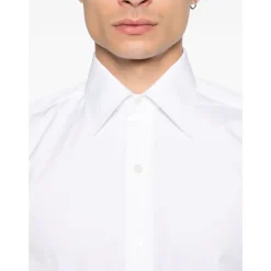 Skjorter<Tom Ford Poplin Classic Fit Shirt Hvid