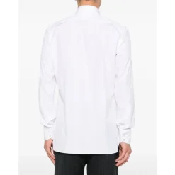 Skjorter<Tom Ford Poplin Classic Fit Shirt Hvid