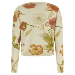 Striktrøjer & Sweatere<Carolina Herrera Poppy-Print Cardigan Multifarvet