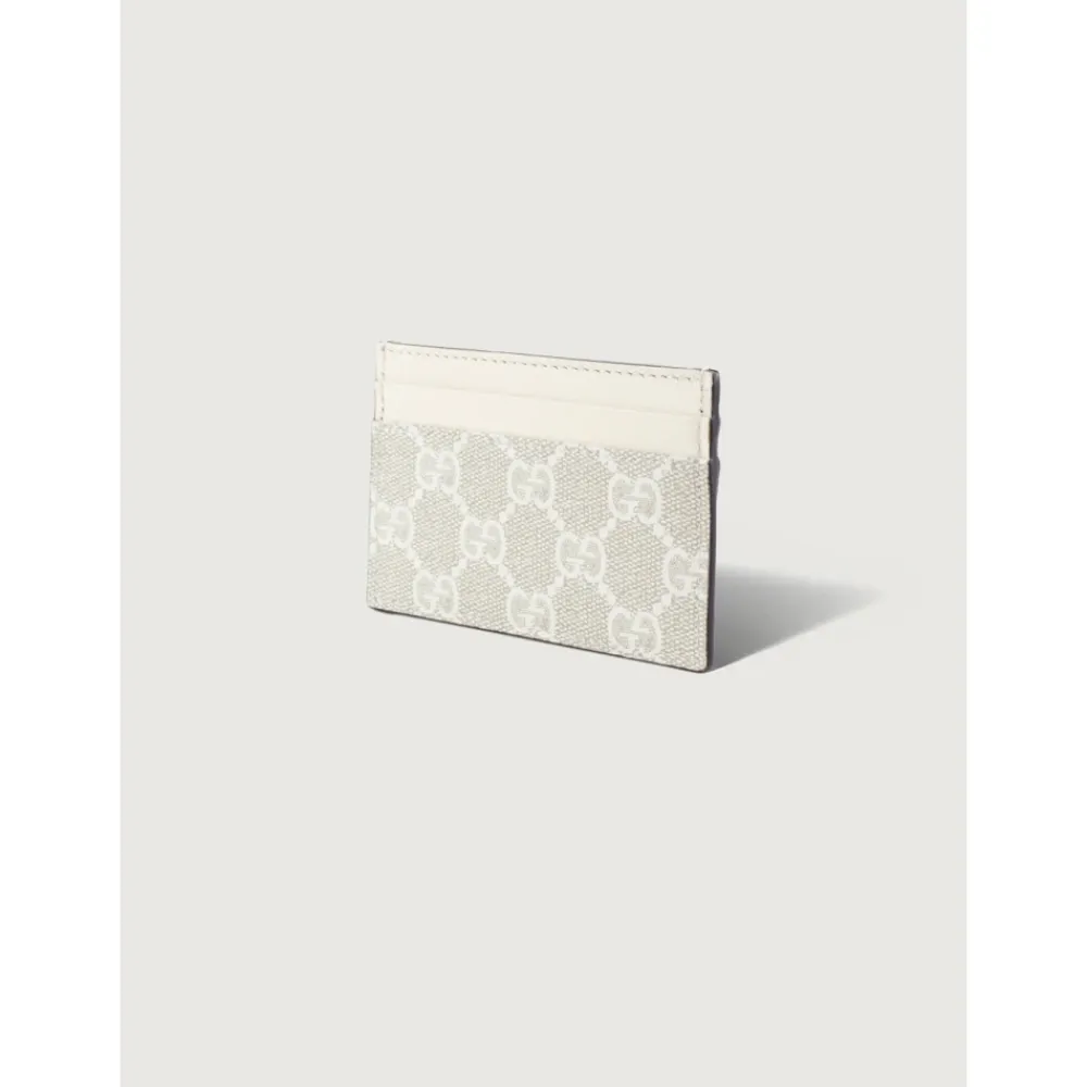 Punge & Kortholder<Gucci Portacarte GG Supreme Beige