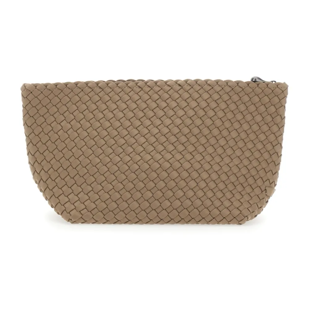 Clutch^Naghedi Portofino Stor Kosmetikpung Beige