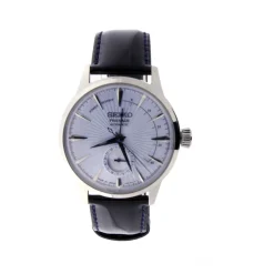 Ure^Seiko Presage Cocktail Time Power Reserve Blå