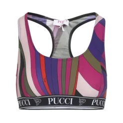 T-Shirts & Toppe<Pucci Print Racerback Sports BH Multifarvet