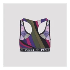 T-Shirts & Toppe<Pucci Print Racerback Sports BH Multifarvet