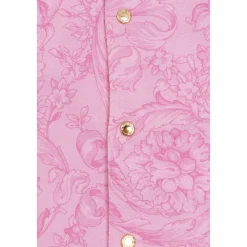 Bodystocking & Sæt^Versace Printed Cotton-Jersey Sleepsuit Set Pink