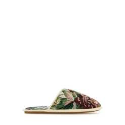 Hjemmesko<Valentino Garavani Printed Fabric Ta Chambre Slippers Multifarvet