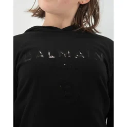 Kjoler & Nederdele^Balmain Printet Logo Nederdel Kjole Sort