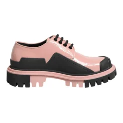 Snøresko<Dolce & Gabbana Pudder Læder Snøresko Pink