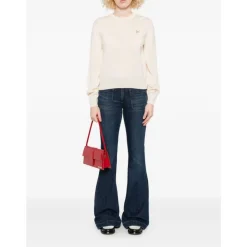 Sweatshirts<Maison Kitsuné Pudder Silke & Nylon Sweater Pink