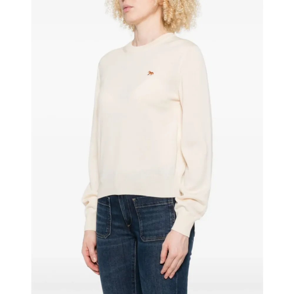 Sweatshirts<Maison Kitsuné Pudder Silke & Nylon Sweater Pink