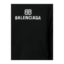 Trøjer<Balenciaga Pullover Hoodie Sort