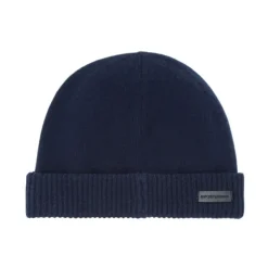 Huer, Kasketter & Hatte|Huer & Kasketter<Emporio Armani Pure Cashmere Beanie Blå