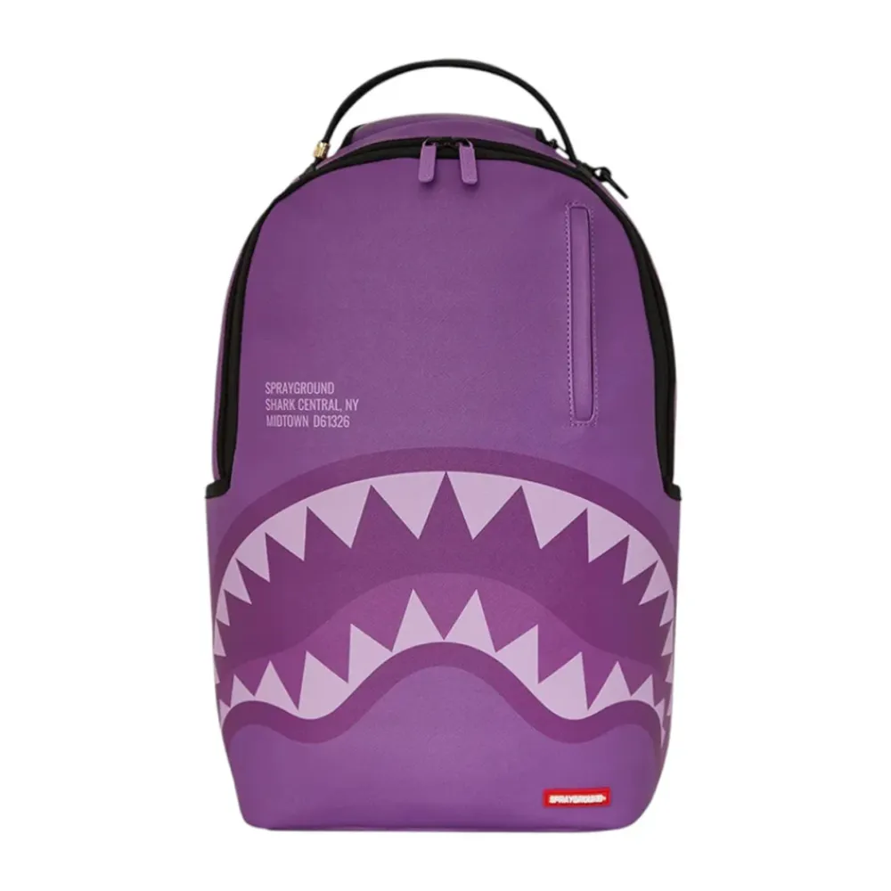 Tasker^SPRAYGROUND Purple Shark Central Dlxvs Rygsæk Multifarvet
