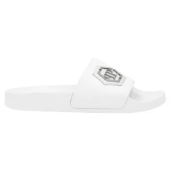 Sandaler^Philipp Plein PVC Pool Slide Hexagon Hvid