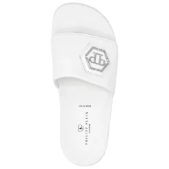 Sandaler^Philipp Plein PVC Pool Slide Hexagon Hvid